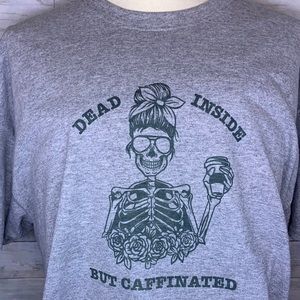 Skeleton Skull T Shirt - XL Unisex